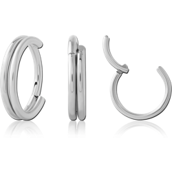 SURGICAL STEEL GRADE 316LHINGED SEGMENT RING