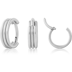 SURGICAL STEEL GRADE 316LHINGED SEGMENT RING