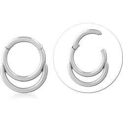Surgical Steel Grade 316L Hinged Segment Ring