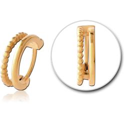 GOLD PVD 18K COATED SURGICAL STEEL GRADE 316L MULTI PURPOSE CLICKER