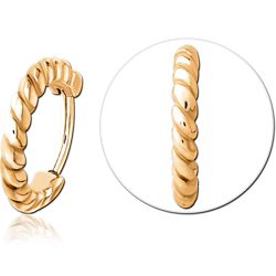 GOLD PVD 18K COATED SURGICAL STEEL GRADE 316L MULTI PURPOSE CLICKER