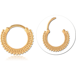 GOLD PVD 18K COATED SURGICAL STEEL GRADE 316L MULTI PURPOSE CLICKER