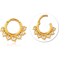 GOLD PVD 18K COATED SURGICAL STEEL GRADE 316L MULTI PURPOSE CLICKER