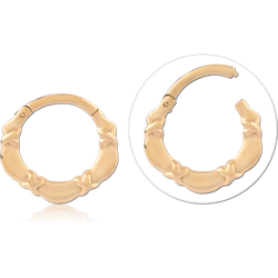 GOLD PVD 18K COATED SURGICAL STEEL GRADE 316L MULTI PURPOSE CLICKER