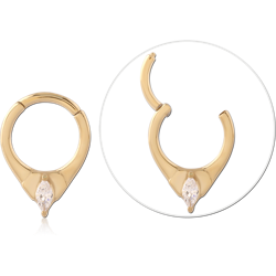 GOLD PVD 18K COATED SURGICAL STEEL GRADE 316L MULTI PURPOSE CLICKER