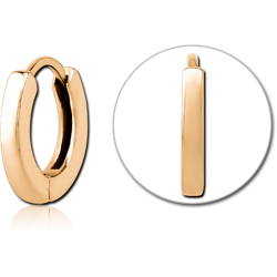 GOLD PVD 18K COATED SURGICAL STEEL GRADE 316L MULTI PURPOSE HUGGIE PIERCING