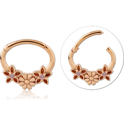 STERLING SILVER 925 18 KARAT GOLD YELLOW PLATED JEWELED MULTI PURPOSE CLICKER