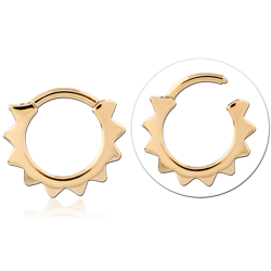 STERLING 925 SILVER GOLD PLATED 18K MULTI PURPOSE CLICKER