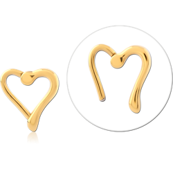 GOLD PVD COATED SURGICAL STEEL GRADE 316L JEWELED MULTI PURPOSE CLICKER SPECIAL NEW DESIGN