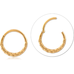 GOLD PVD COATED SURGICAL STEEL GRADE 316L JEWELED MULTI PURPOSE CLICKER SPECIAL NEW DESIGN