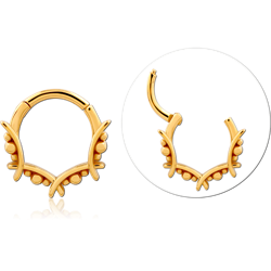 STERLING 925 SILVER GOLD PVD COATED MULTI PURPOSE CLICKER