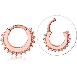 ROSE GOLD PVD COATED SURGICAL STEEL GRADE 316L MULTI PURPOSE CLICKER