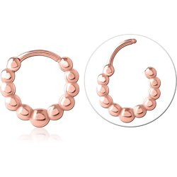 ROSE GOLD PVD COATED SURGICAL STEEL GRADE 316L MULTI PURPOSE CLICKER