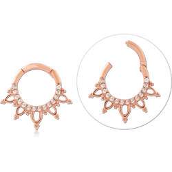 ROSE GOLD PVD COATED SURGICAL STEEL GRADE 316L MULTI PURPOSE CLICKER
