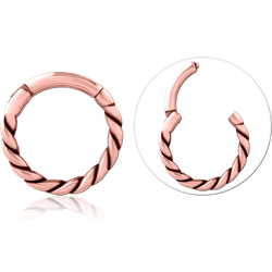 ROSE GOLD PVD COATED SURGICAL STEEL GRADE 316L MULTI PURPOSE CLICKER