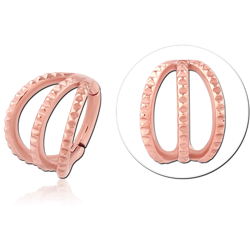 ROSE GOLD PVD COATED  SURGICAL STEEL GRADE 316L MULTI PURPOSE CLICKER