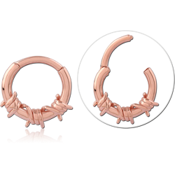 ROSE GOLD PLATED STERLING 925 SILVER MULTI PURPOSE CLICKER