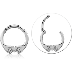 STERLING SILVER 925 RHODIUM COATED MULTI PURPOSE CLICKER