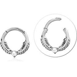 STERLING SILVER 925 RHODIUM COATED JEWELED MULTI PURPOSE CLICKER