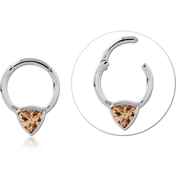 STERLING SILVER 925 RHODIUM COATED JEWELED MULTI PURPOSE CLICKER