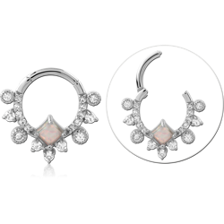 STERLING SILVER 925 RHODIUM COATED JEWELED MULTI PURPOSE CLICKER