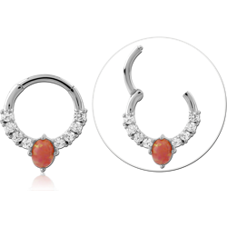 STERLING SILVER 925 RHODIUM COATED JEWELED MULTI PURPOSE CLICKER