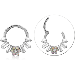 STERLING SILVER 925 RHODIUM COATED JEWELED MULTI PURPOSE CLICKER