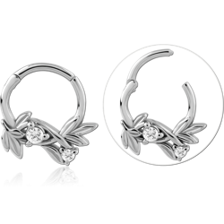 STERLING SILVER 925 RHODIUM COATED JEWELED MULTI PURPOSE CLICKER