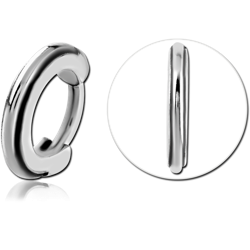 SURGICAL STEEL GRADE 316L HINGED SEPTUM CLICKER