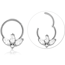 SURGICAL STEEL GRADE 316L JEWELED MULTI PURPOSE CLICKER