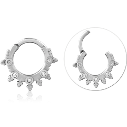 SURGICAL STEEL GRADE 316L JEWELED MULTI PURPOSE CLICKER