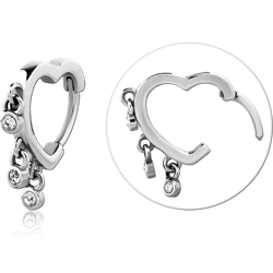 SURGICAL STEEL GRADE 316L JEWELED MULTI PURPOSE CLICKER