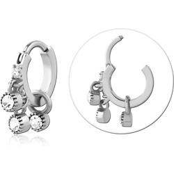 SURGICAL STEEL GRADE 316L JEWELED MULTI PURPOSE CLICKER