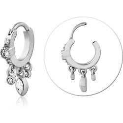 SURGICAL STEEL GRADE 316L JEWELED MULTI PURPOSE CLICKER