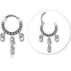 SURGICAL STEEL GRADE 316L JEWELED MULTI PURPOSE CLICKER