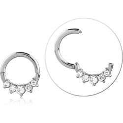 SURGICAL STEEL GRADE 316L JEWELED MULTI PURPOSE CLICKER