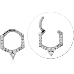 SURGICAL STEEL GRADE 316L JEWELED MULTI PURPOSE CLICKER