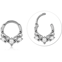 SURGICAL STEEL GRADE 316L JEWELED MULTI PURPOSE CLICKER