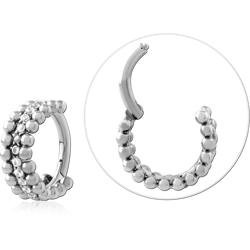 SURGICAL STEEL GRADE 316L JEWELED MULTI PURPOSE CLICKER SPECIAL NEW DESIGN