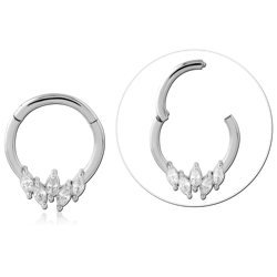 SURGICAL STEEL GRADE 316L JEWELED MULTI PURPOSE CLICKER SPECIAL NEW DESIGN