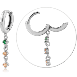 SURGICAL STEEL GRADE 316L JEWELED MULTI PURPOSE CLICKER