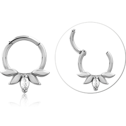 STERLING 925 SILVER JEWELED MULTI PURPOSE CLICKER