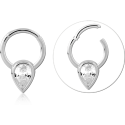 STERLING 925 SILVER JEWELED MULTI PURPOSE CLICKER