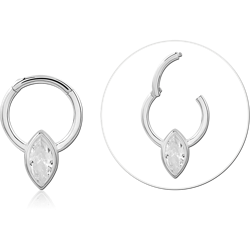 STERLING 925 SILVER JEWELED MULTI PURPOSE CLICKER