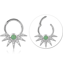 STERLING 925 SILVER JEWELED MULTI PURPOSE CLICKER