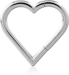 TITANIUM ALLOY HEART SHAPE HINGED SEGMENT RINGS