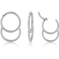 STERILE SURGICAL STEEL GRADE 316L HINGED SEGMENT RING