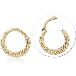 ZIRCON GOLD PVD COATED SURGICAL STEEL GRADE 316L MULTI PURPOSE CLICKER