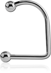 SURGICAL STEEL GRADE 316L MICRO LIP HOOP