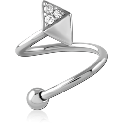 SURGICAL STEEL GRADE 316L MICRO BODY SPIRAL
